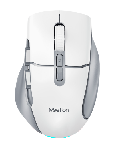 Мышь беспроводная Meetion BTM001 / White+Gray