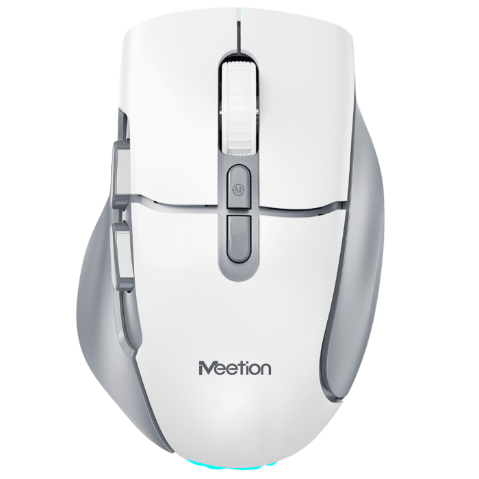 Мышь беспроводная Meetion BTM001 / White+Gray