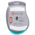 Мышь беспроводная Meetion BTM001 / White+Gray