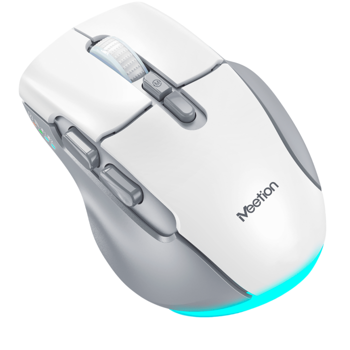 Мышь беспроводная Meetion BTM001 / White+Gray