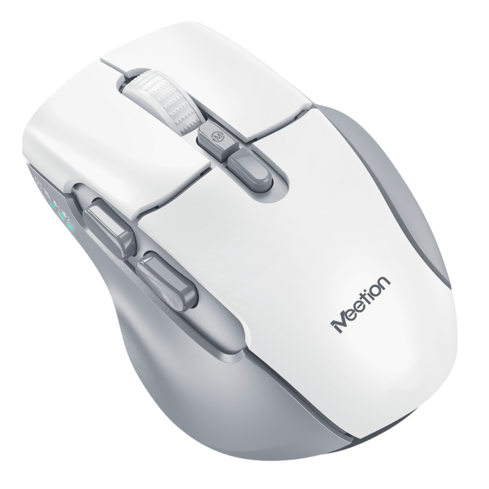 Мышь беспроводная Meetion BTM001 / White+Gray