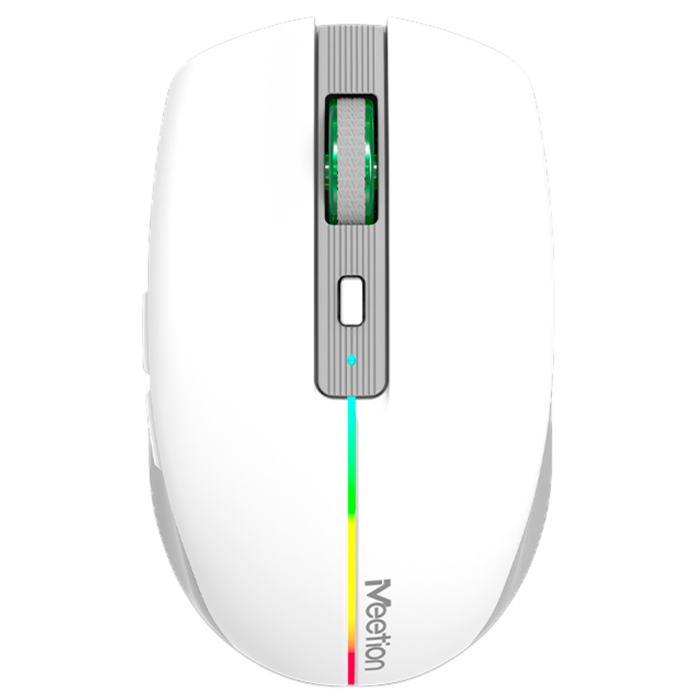 Мышь беспроводная Meetion BTM002 / White+Grey