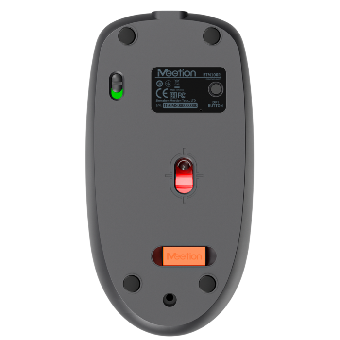 Мышь беспроводная Meetion BTM100R / Black 