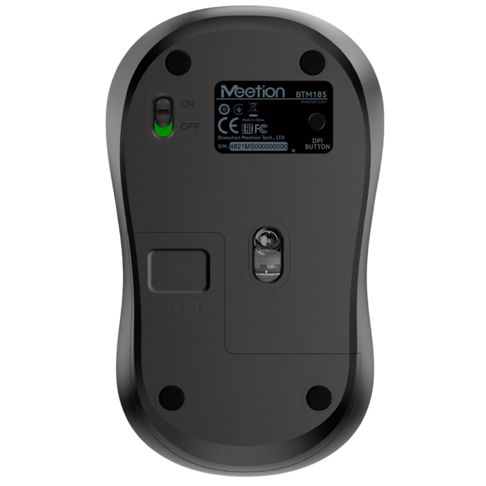 Мышь беспроводная Meetion BTM185 / Black 