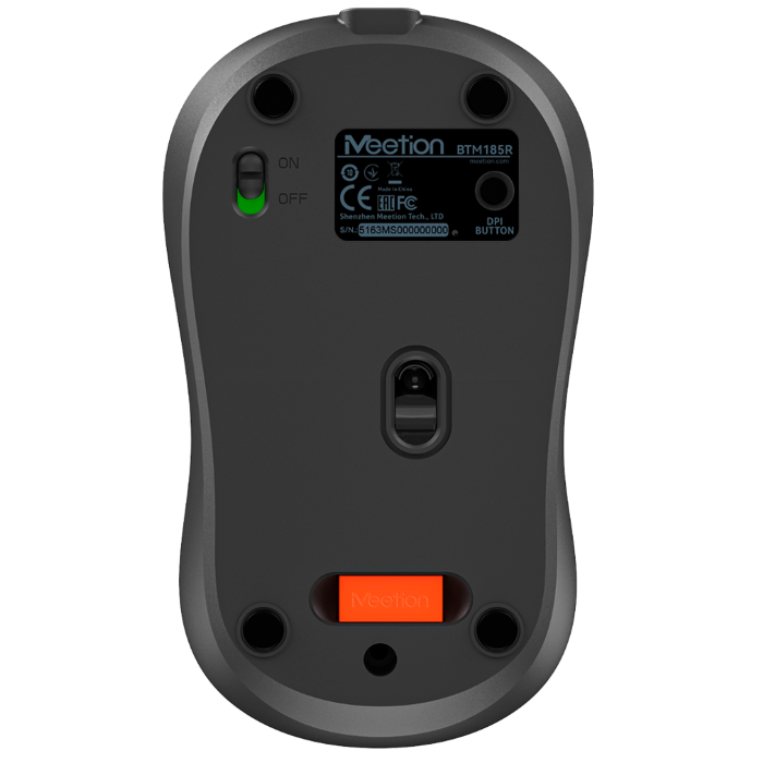 Мышь беспроводная Meetion BTM185R / Black 