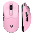 Мышь игровая беспроводная Meetion GW24 Gaming / Pink