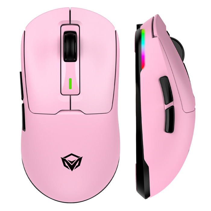 Мышь игровая беспроводная Meetion GW24 Gaming / Pink
