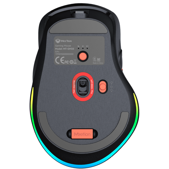 Мышь игровая беспроводная Meetion GW32 Gaming / Black