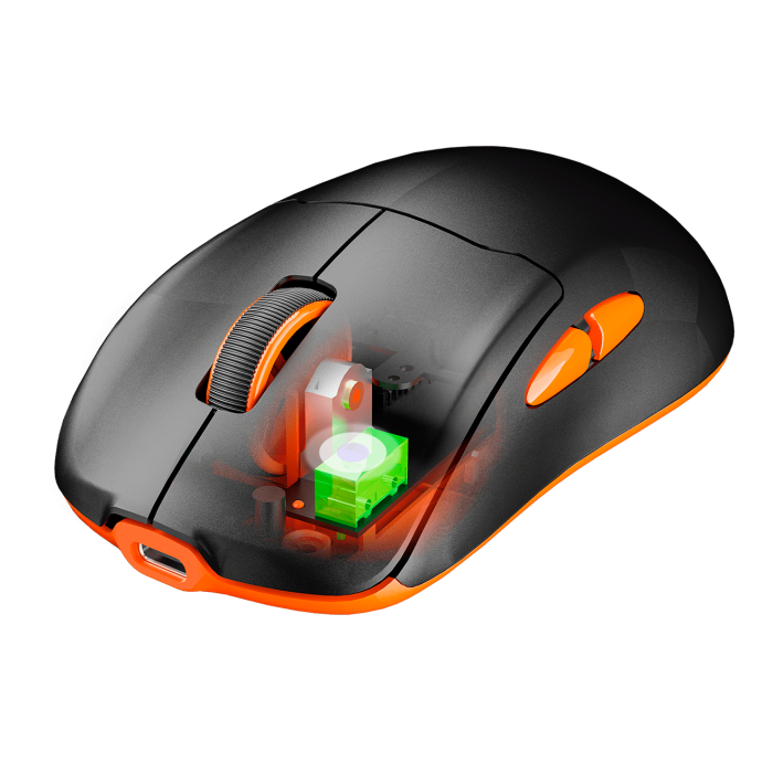 Мышь игровая беспроводная Meetion GW39 Gaming / Black