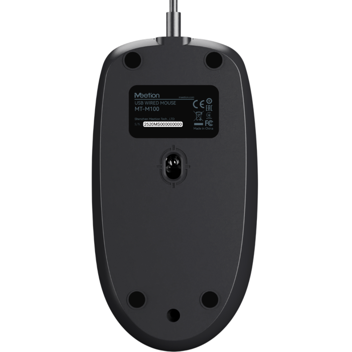 Мышь проводная Meetion M100 / Black 