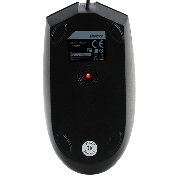 Мышь проводная Meetion M360 / Black