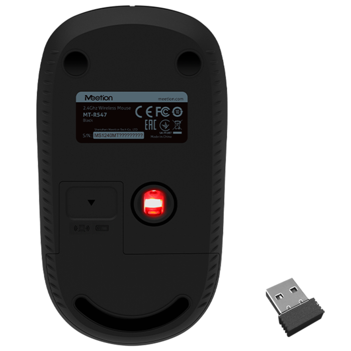 Мышь беспроводная Meetion R547 / Black