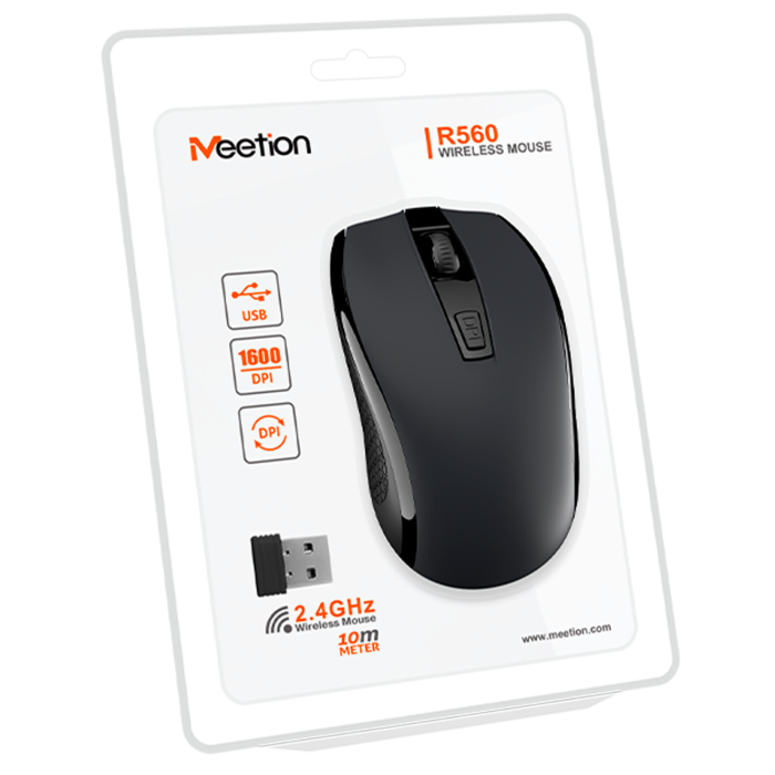 Мышь беспроводная Meetion R560 / Black