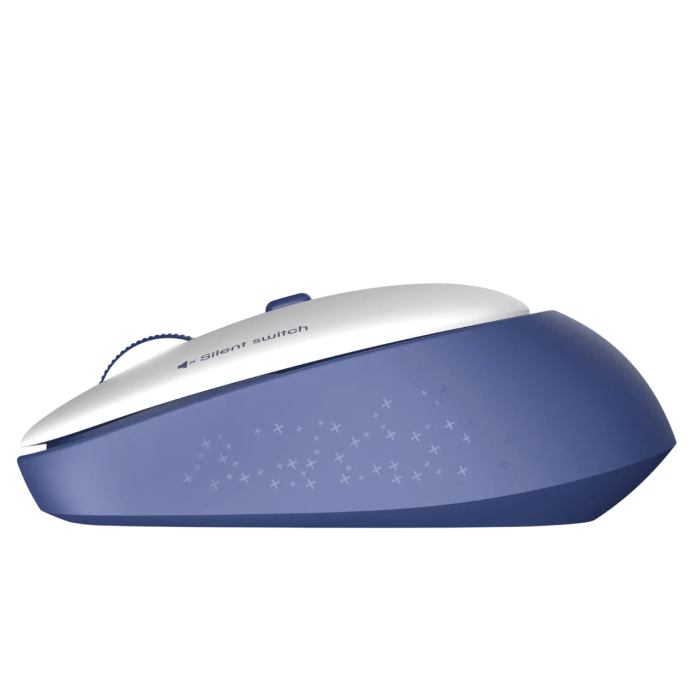 Мышь беспроводная Meetion R571 / White+Blue