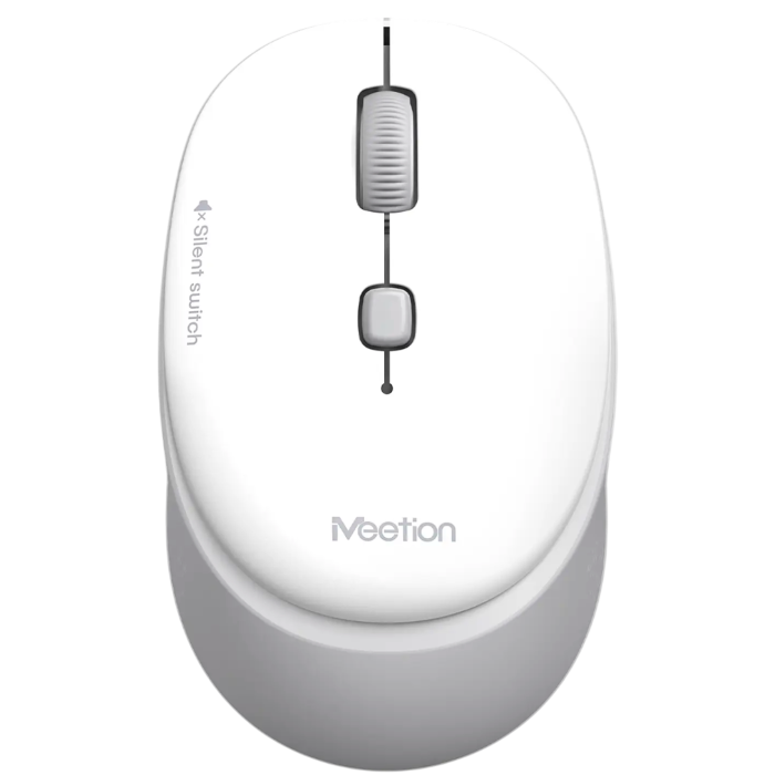 Мышь беспроводная Meetion R571 / White+Gray