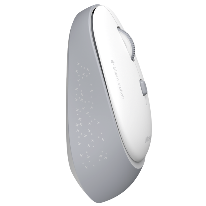 Мышь беспроводная Meetion R571 / White+Gray