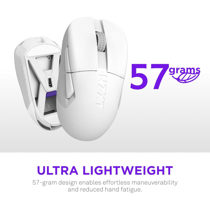 Мышь игровая беспроводная NZXT Lift Elite Wireless / White
