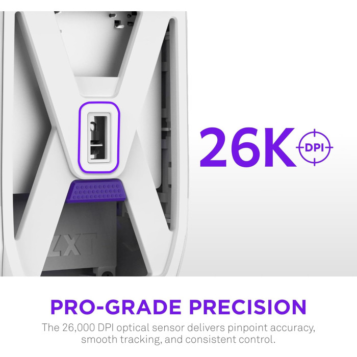 Мышь игровая беспроводная NZXT Lift Elite Wireless / White