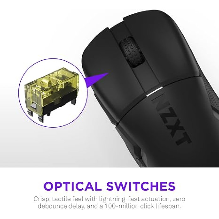 Мышь игровая проводная NZXT Lift 2 Ergo / Black