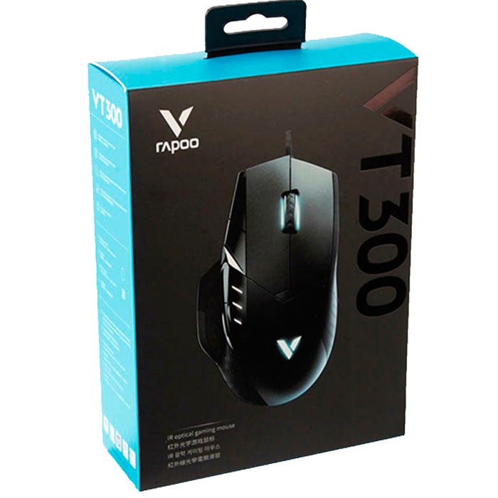 Мышь игровая проводная Rapoo VT300S Gaming / Black