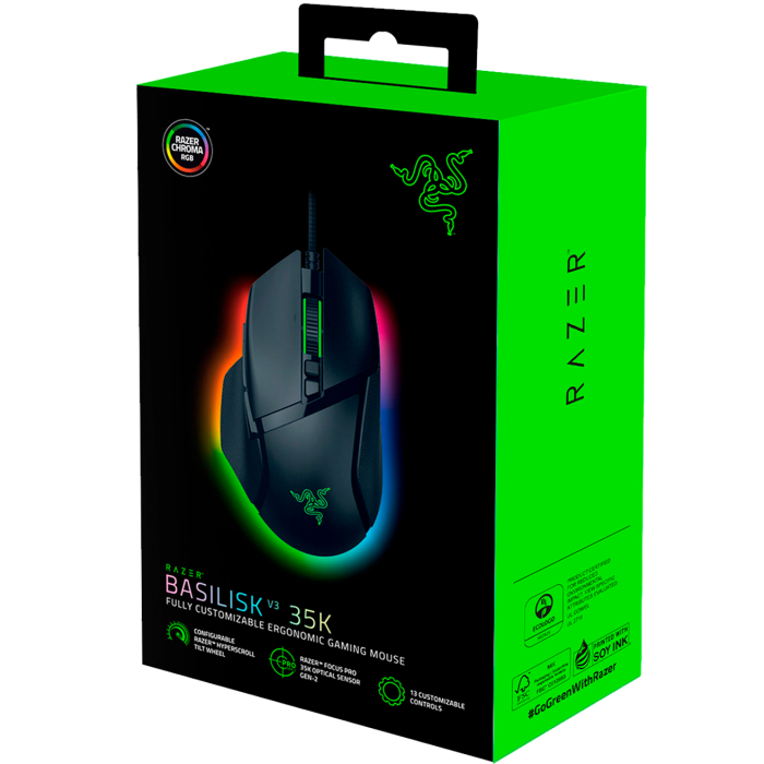 Мышь игровая проводная Razer Basilisk V3 35K Gamng RGB / Black