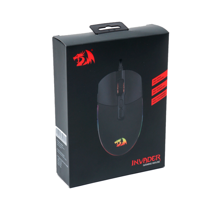 Мышь игровая проводная Redragon Invader M719 Gaming / Black