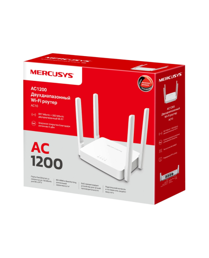 Mercusys AC10 AC1200 Dual-Band Wi-Fi Router