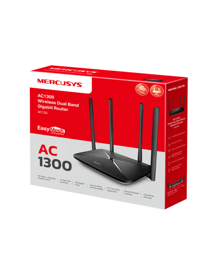 Mercusys AC12G AC1300 Dual-Band Wi-Fi Gigabit Router