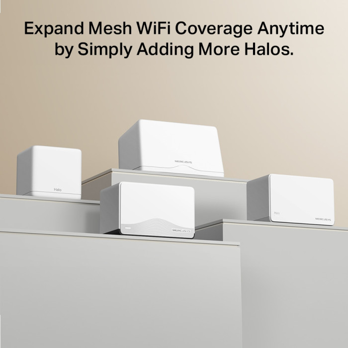 Mercusys Halo H27BE(3-pack) BE3600 Whole Home Mesh Wi-Fi 7 System
