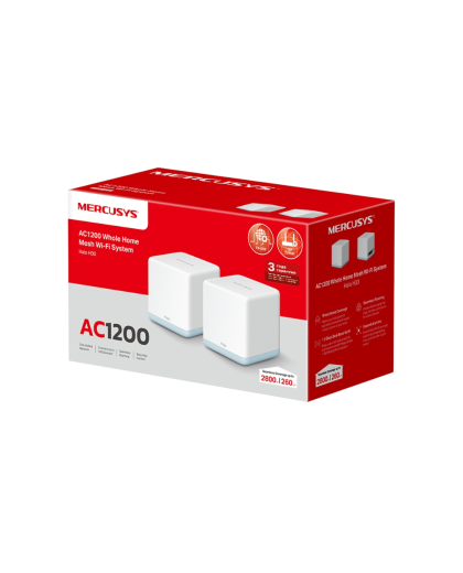 Mercusys Halo H30(2-pack) AC1200 Whole Home Mesh Wi-Fi System