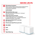 Mercusys Halo H30(2-pack) AC1200 Whole Home Mesh Wi-Fi System