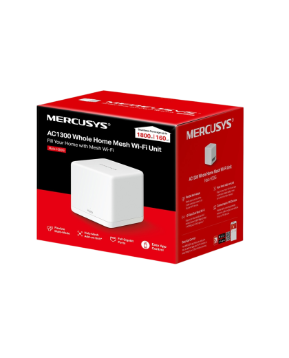 Mercusys Halo H30G(1-pack) AC1300 Whole Home Mesh Wi-Fi Unit