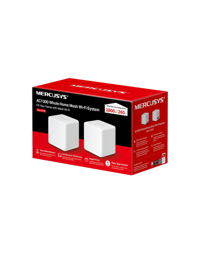 Mercusys Halo H30G(2-pack) AC1300 Whole Home Mesh Wi-Fi System