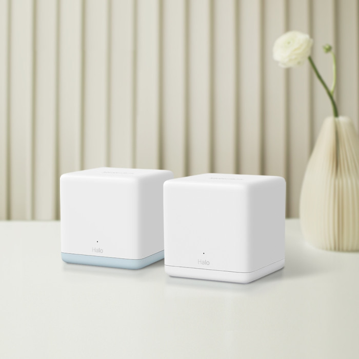 Mercusys Halo H32G(2-pack) AC1200 Whole Home Mesh Wi-Fi System 2-pack: 1× Halo H30G + 1× Halo H30