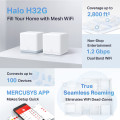 Mercusys Halo H32G(2-pack) AC1200 Whole Home Mesh Wi-Fi System 2-pack: 1× Halo H30G + 1× Halo H30