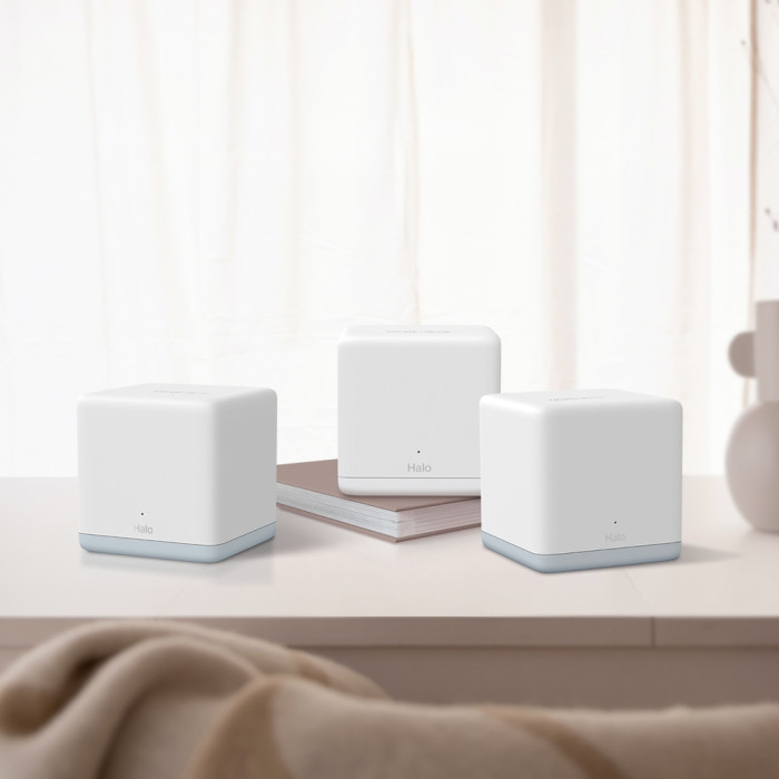 Mercusys Halo H32G(3-pack) AC1200 Whole Home Mesh Wi-Fi System 3-pack: 1× Halo H30G + 2× Halo H30