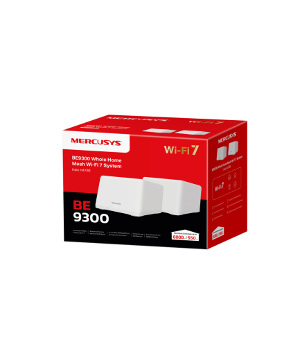 Mercusys Halo H47BE(2-pack) BE9300 Whole Home Mesh Wi-Fi 7 System