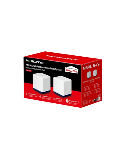 Mercusys Halo H50G(2-pack) AC1900 Whole Home Mesh Wi-Fi System