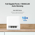 Mercusys Halo H60X(1-pack) AX1500 Whole Home Mesh Wi-Fi 6 Unit 1-pack: 1× Halo H60XR