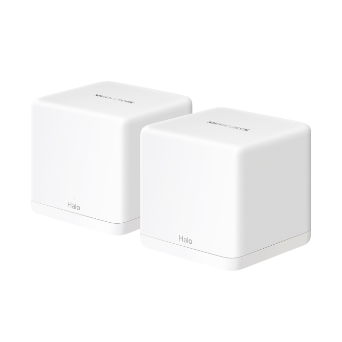 Mercusys Halo H60X(2-pack) AX1500 Whole Home Mesh Wi-Fi 6 System 2-pack: 1× Halo H60XR + 1× Halo H60XS