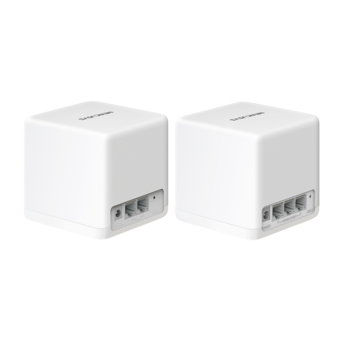 Mercusys Halo H60X(2-pack) AX1500 Whole Home Mesh Wi-Fi 6 System 2-pack: 1× Halo H60XR + 1× Halo H60XS