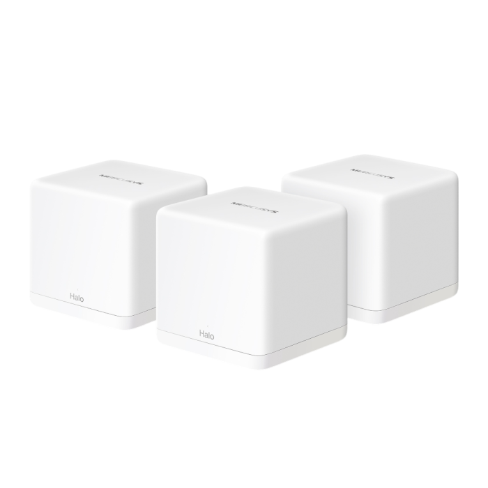 Mercusys Halo H60X(3-pack) AX1500 Whole Home Mesh Wi-Fi 6 System 3-pack: 1× Halo H60XR + 2× Halo H60XS