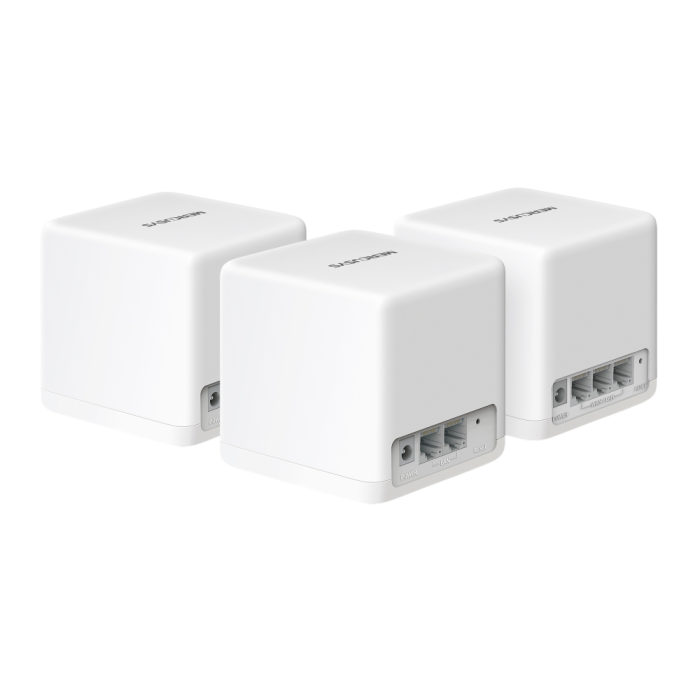 Mercusys Halo H60X(3-pack) AX1500 Whole Home Mesh Wi-Fi 6 System 3-pack: 1× Halo H60XR + 2× Halo H60XS