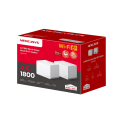 Mercusys Halo H70X(2-pack) AX1800 Whole Home Mesh Wi-Fi 6 System