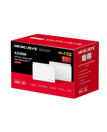 Mercusys Halo H80X(2-pack) AX3000 Whole Home Mesh Wi-Fi 6 System
