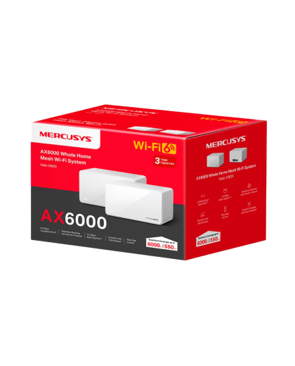 Mercusys Halo H90X(2-pack) AX6000 Whole Home Mesh Wi-Fi 6 System