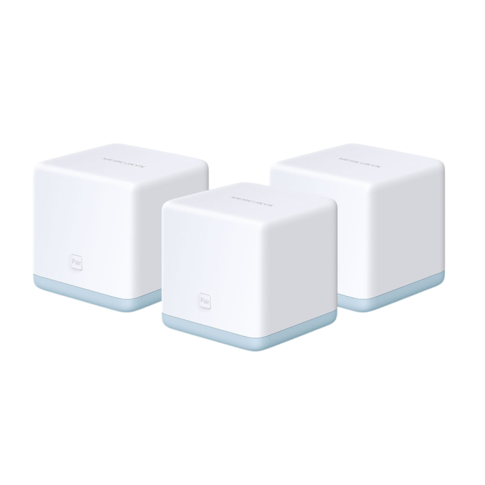 Mercusys Halo S12 (3-pack) AC1200 Whole Home Mesh Wi-Fi System 300 Mbps at 2.4 GHz + 867 Mbps at 5 GHz