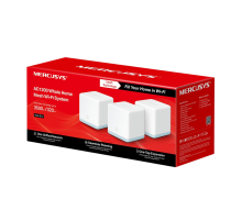 Mercusys Halo S12 (3-pack) AC1200 Whole Home Mesh Wi-Fi System 300 Mbps at 2.4 GHz + 867 Mbps at 5 GHz