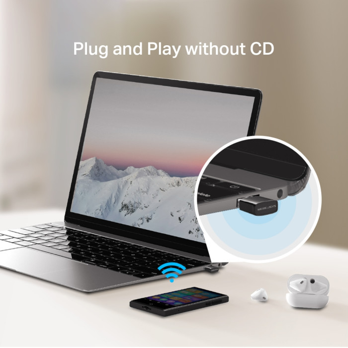 Mercusys MA12N N300 Nano Wi-Fi USB Adapter