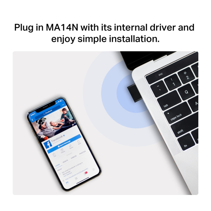Mercusys MA14N AX300 Nano Wi-Fi USB Adapter